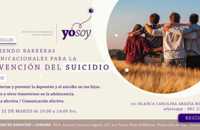 Curso/Taller: Comunicación efectiva para la prevención del suicidio